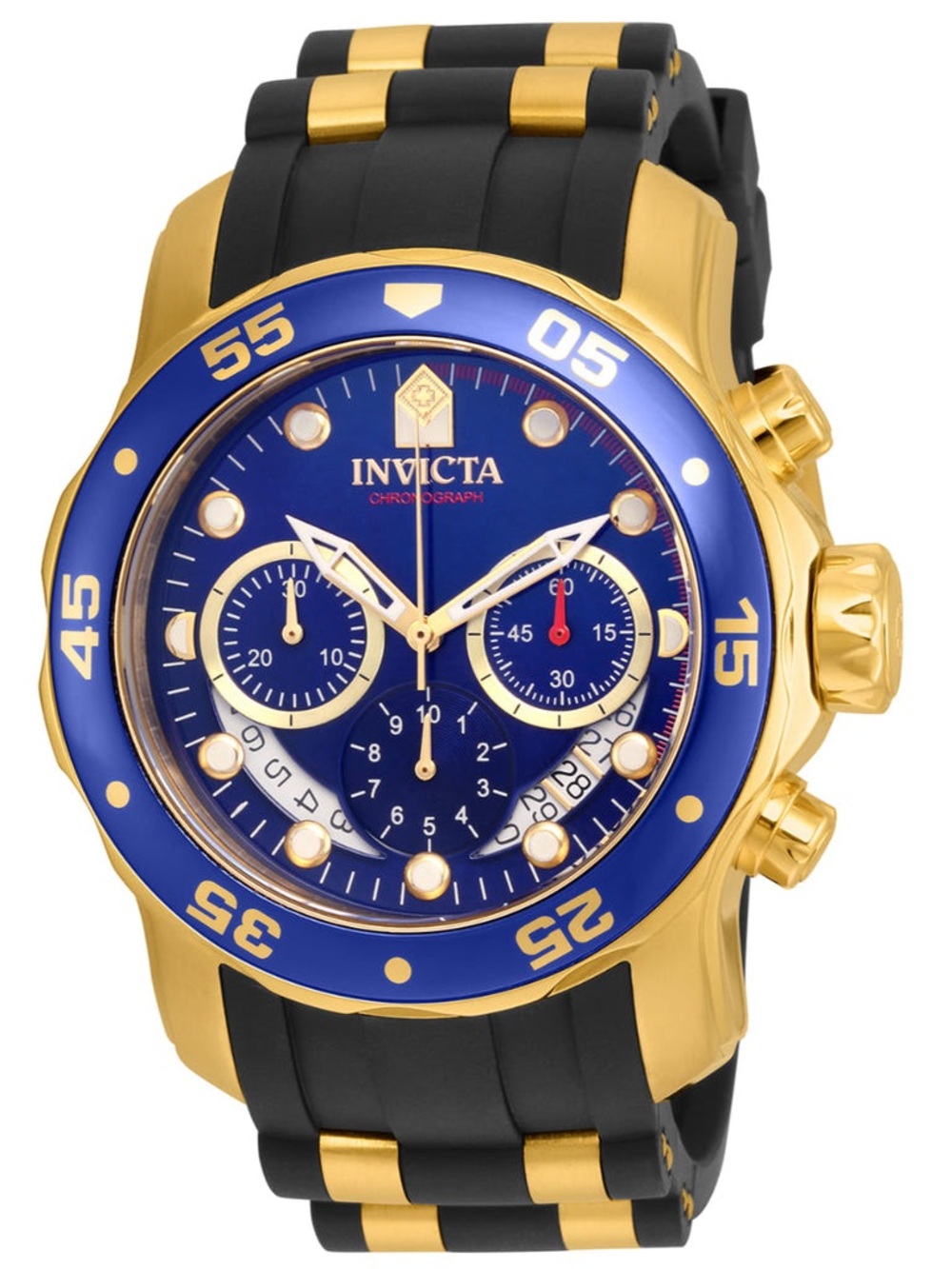 Invicta Pro Diver SCUBA Men's Watch - 48mm. Gold. Black (21929)